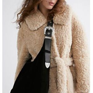 Free People Black Suede Shoulder Bag